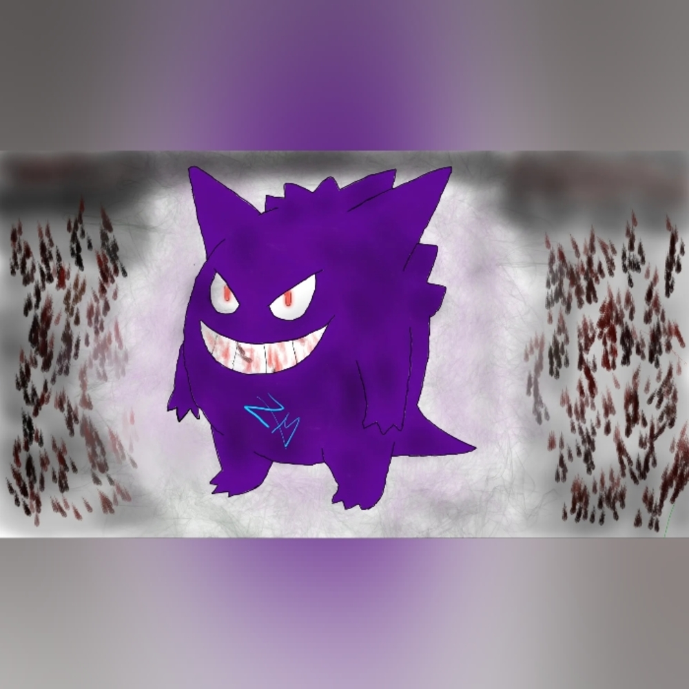 Gengar of the Souls Drawing